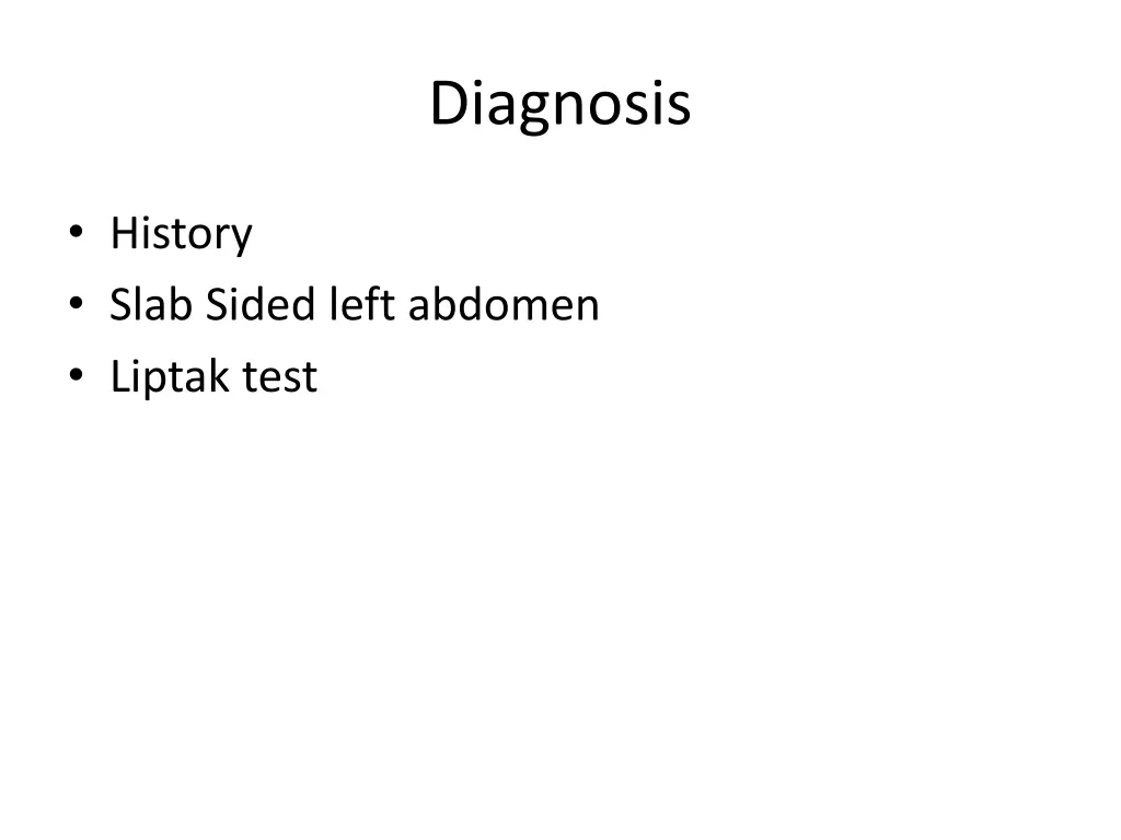 diagnosis