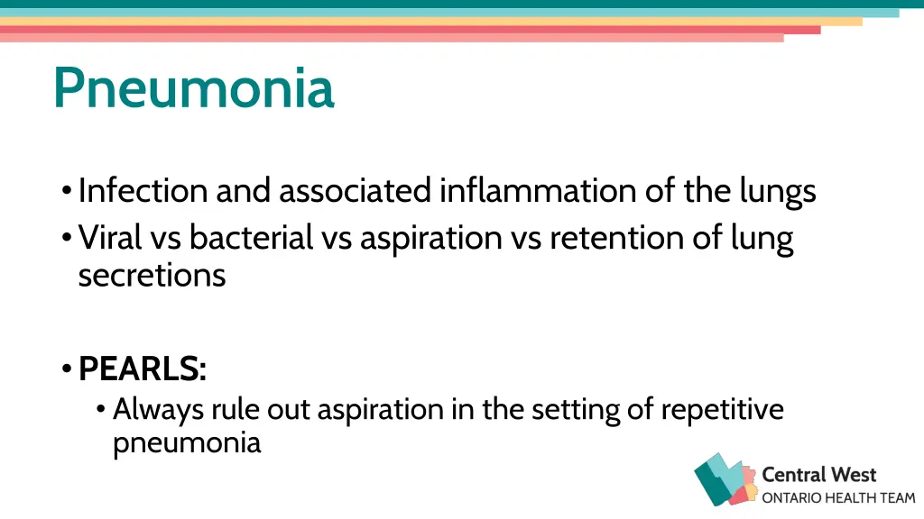 pneumonia