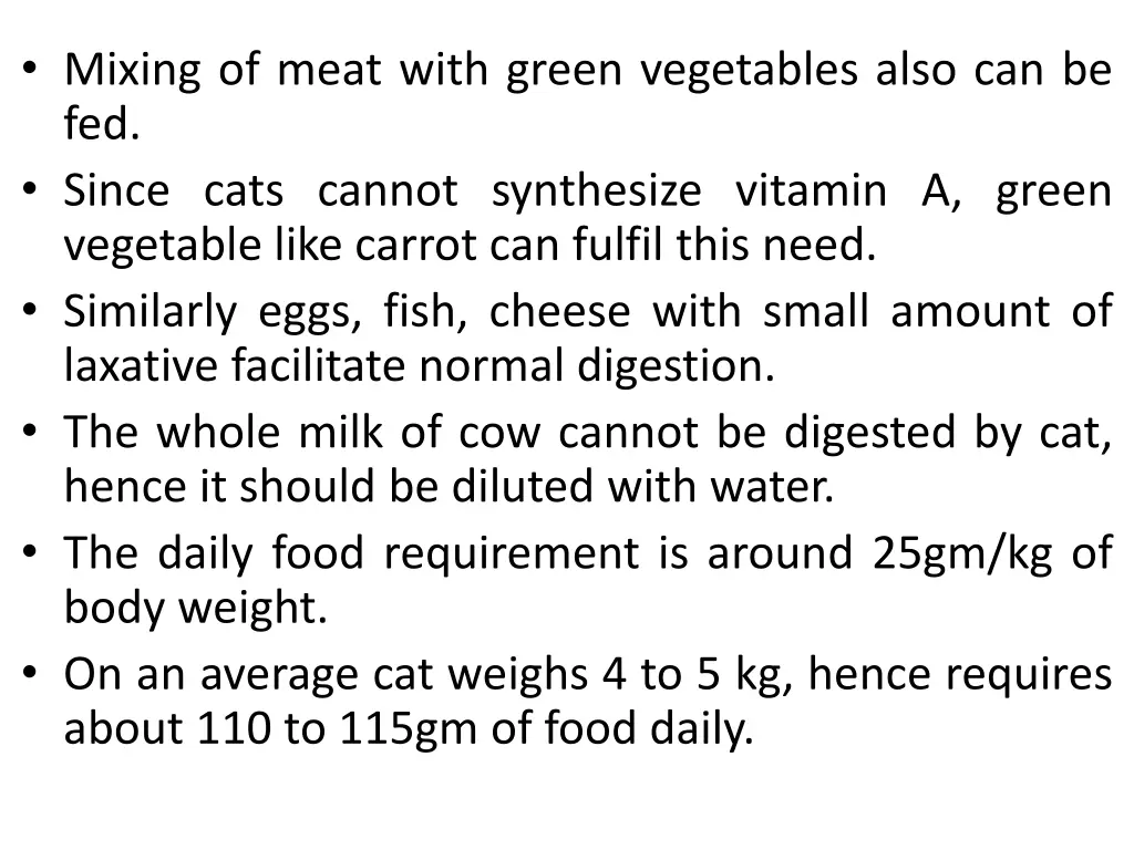 mixing of meat with green vegetables also