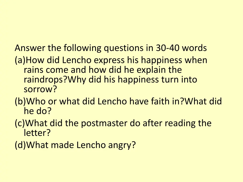 answer the following questions in 30 40 words 1