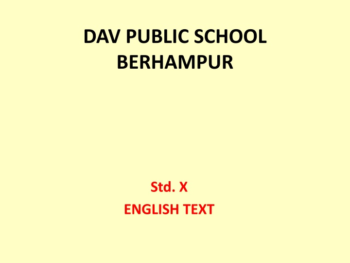 dav public school berhampur