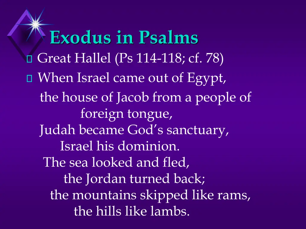 exodus in psalms great hallel