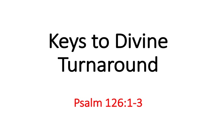 keys to divine keys to divine turnaround