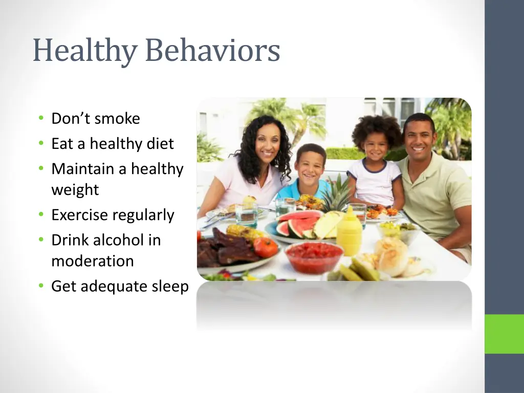 healthy behaviors 1