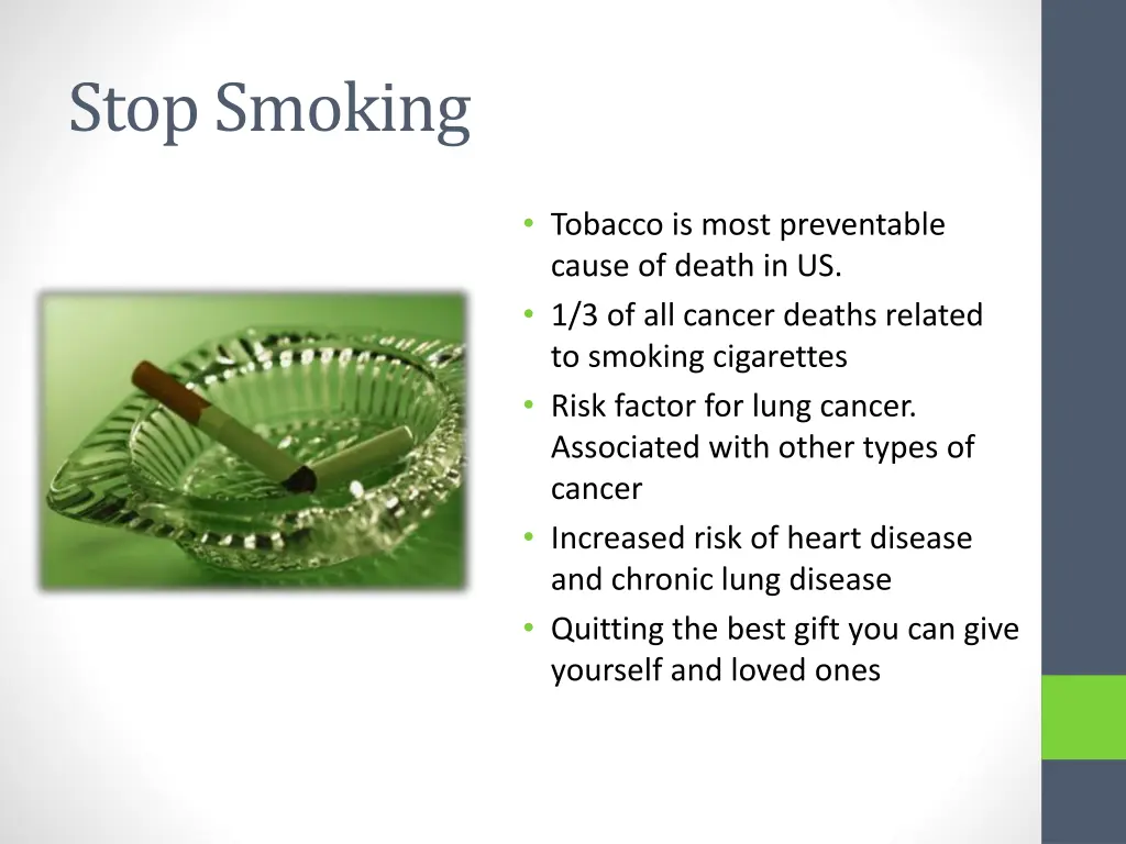 stop smoking