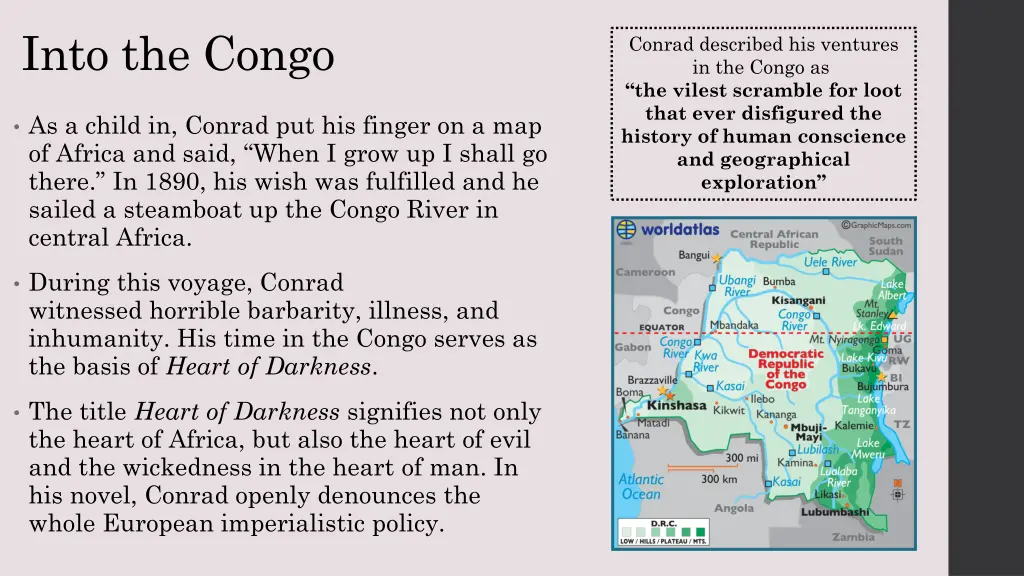 into the congo