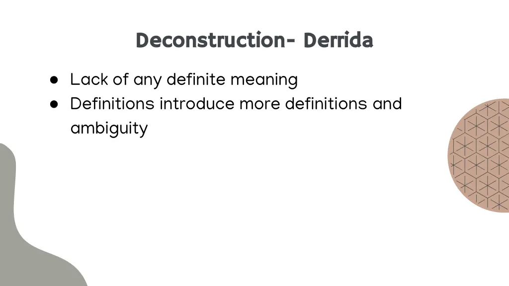 deconstruction deconstruction derrida