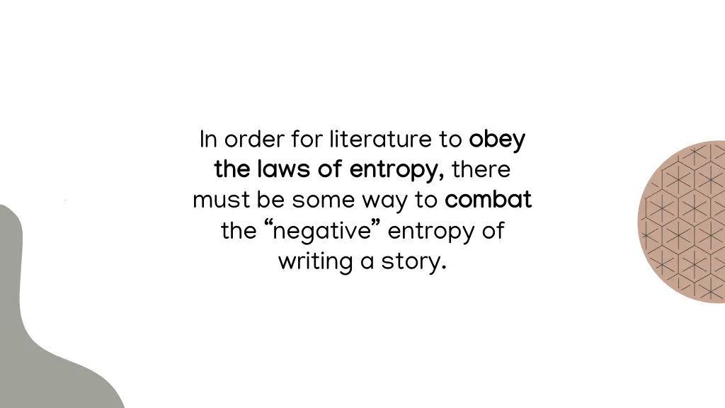 in order for literature to obey the laws