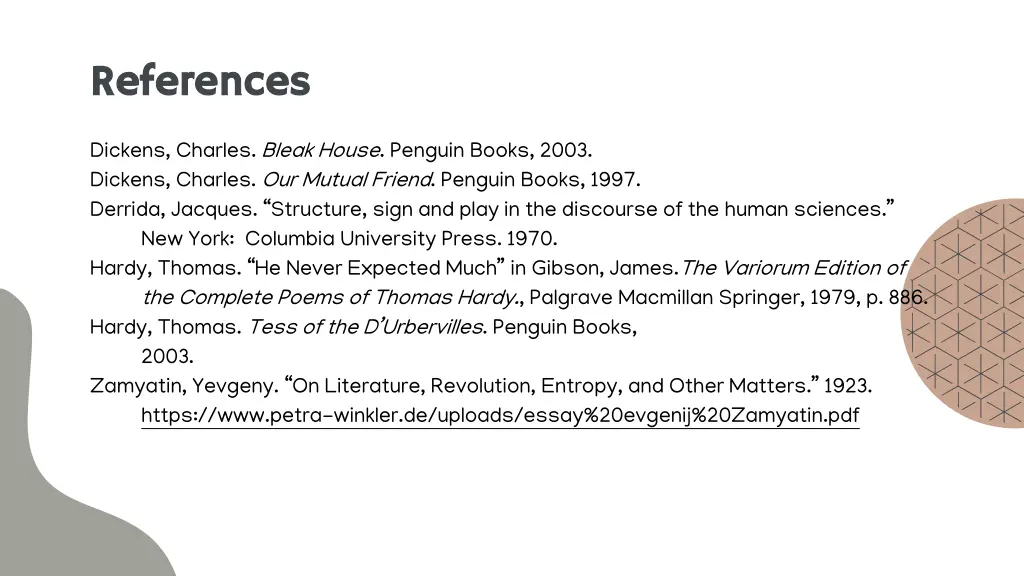 references references