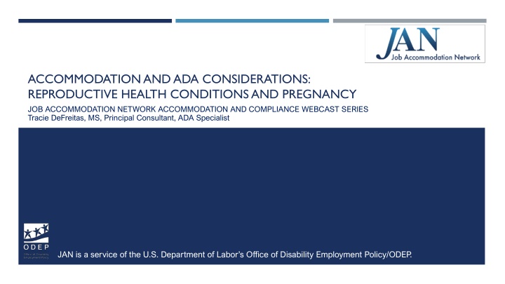 accommodation and ada considerations reproductive