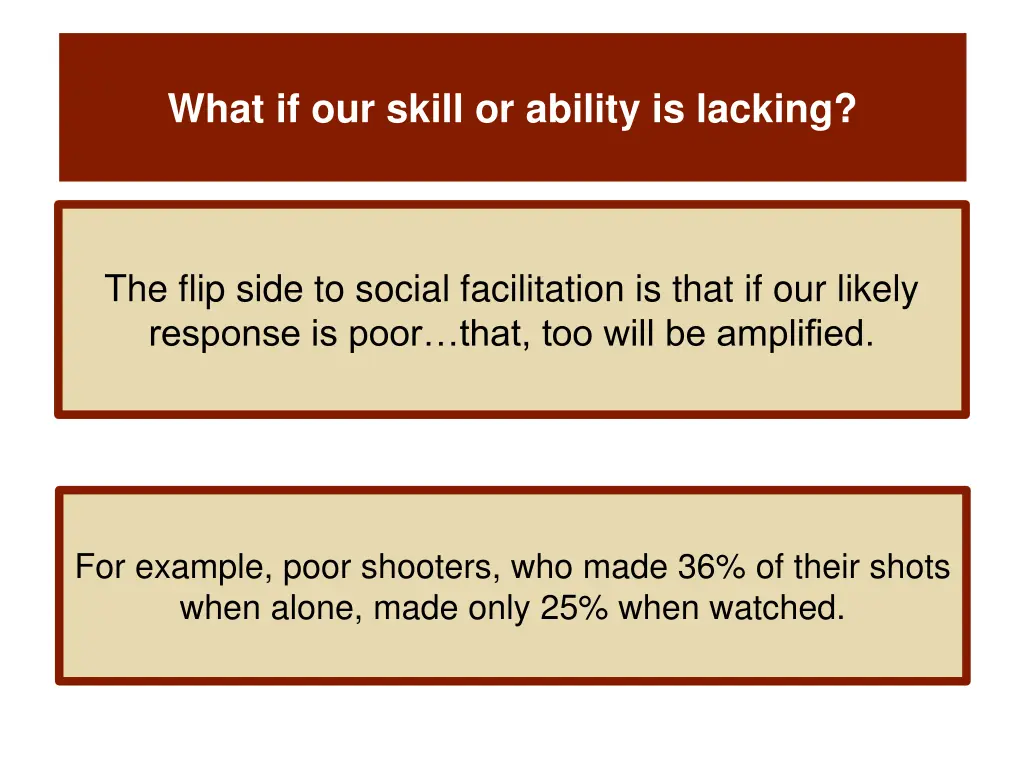 what if our skill or ability is lacking