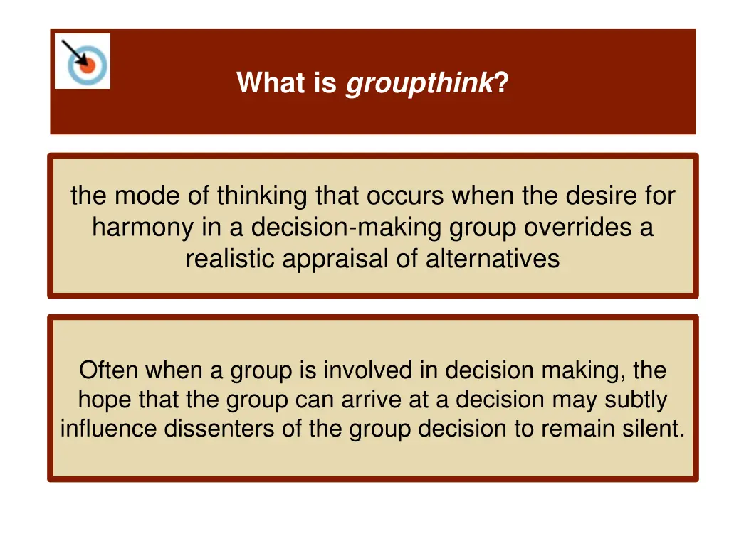 what is groupthink