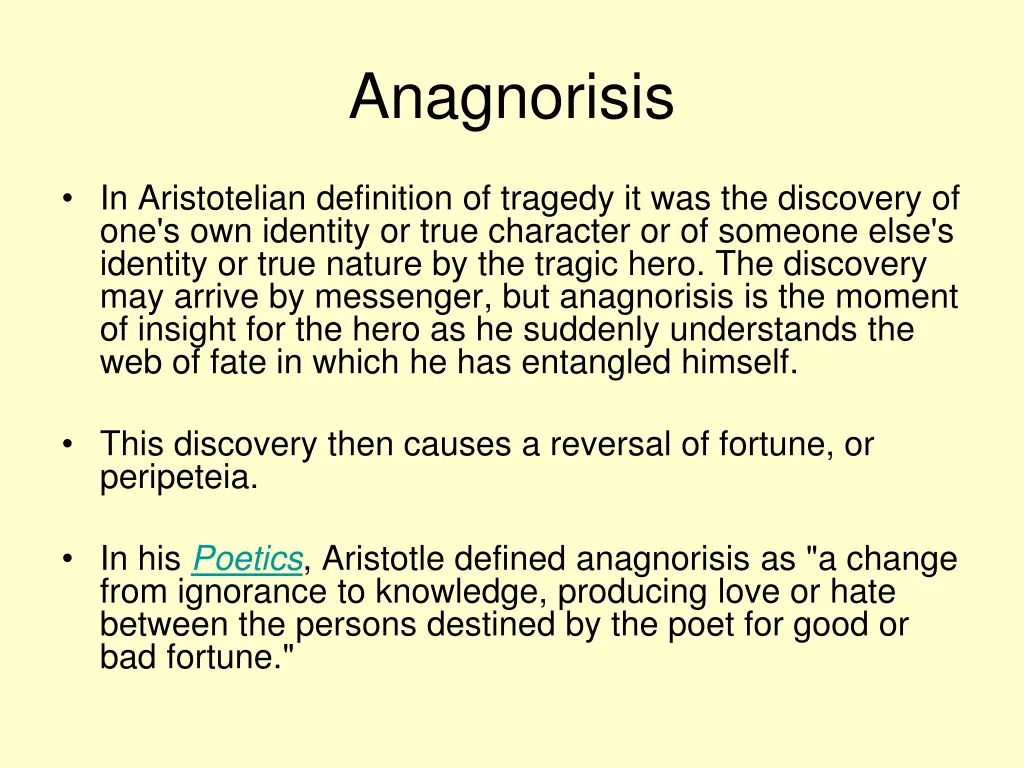 anagnorisis