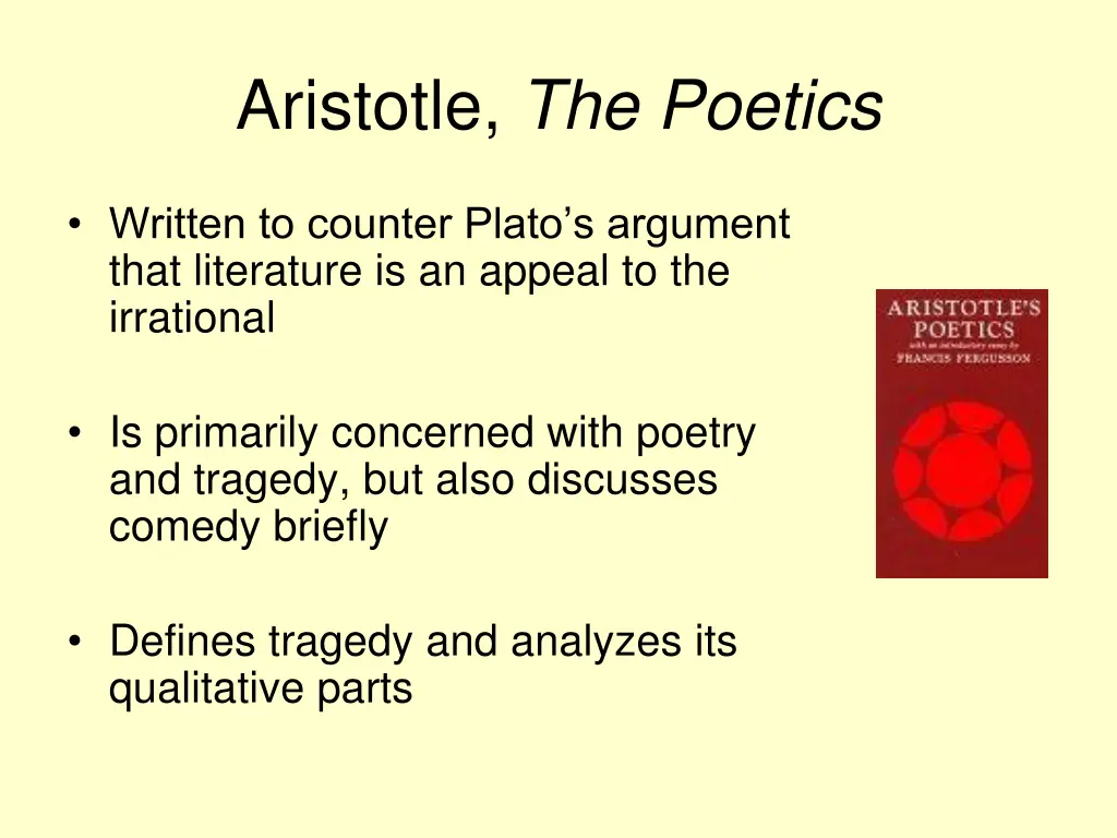 aristotle the poetics