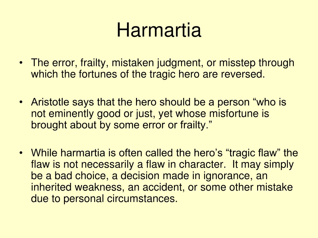 harmartia