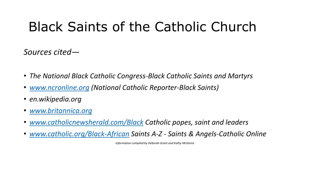 black saints of the catholic church 1