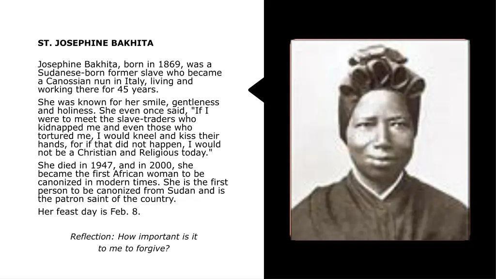 st josephine bakhita