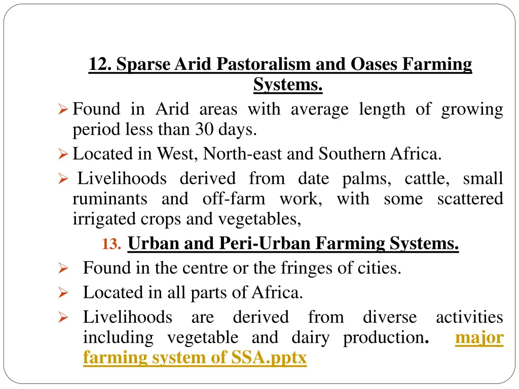 12 sparse arid pastoralism and oases farming