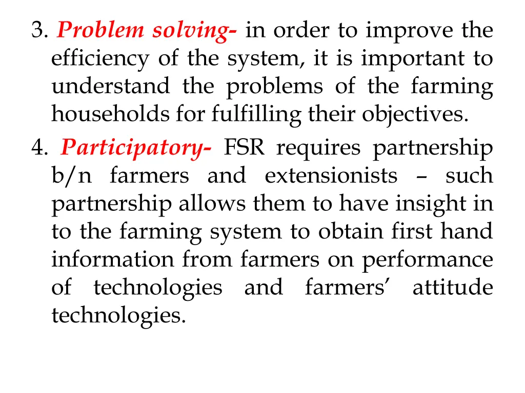 3 problem solving in order to improve