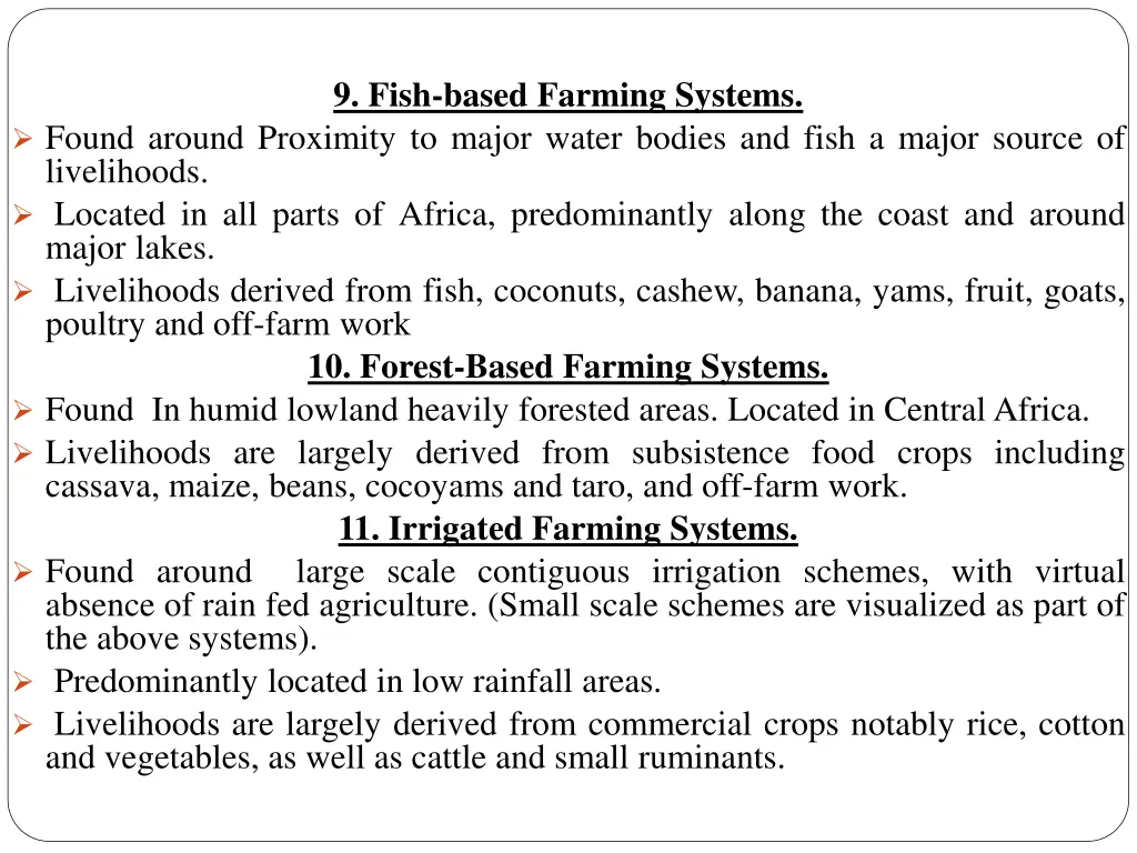 9 fish based farming systems