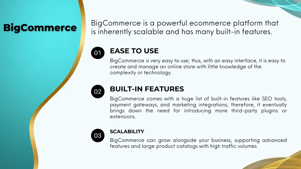 bigcommerce is a powerful ecommerce platform that