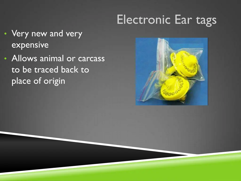 electronic ear tags