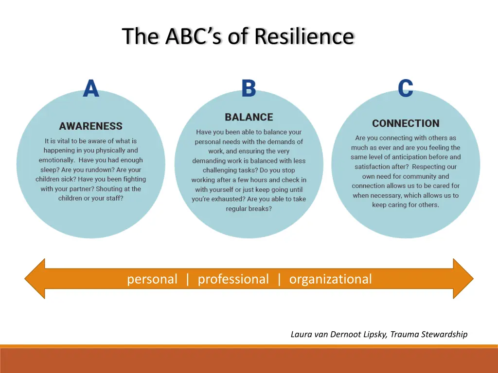 the abc s of resilience