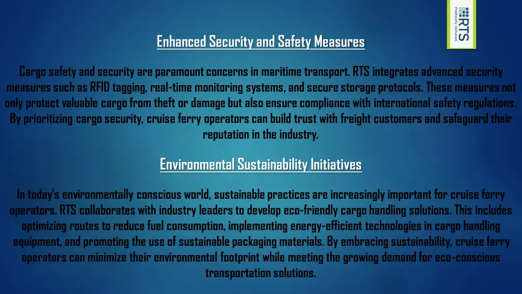 enhanced security and safety measures