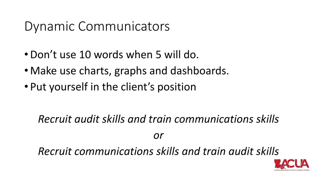 dynamic communicators 2