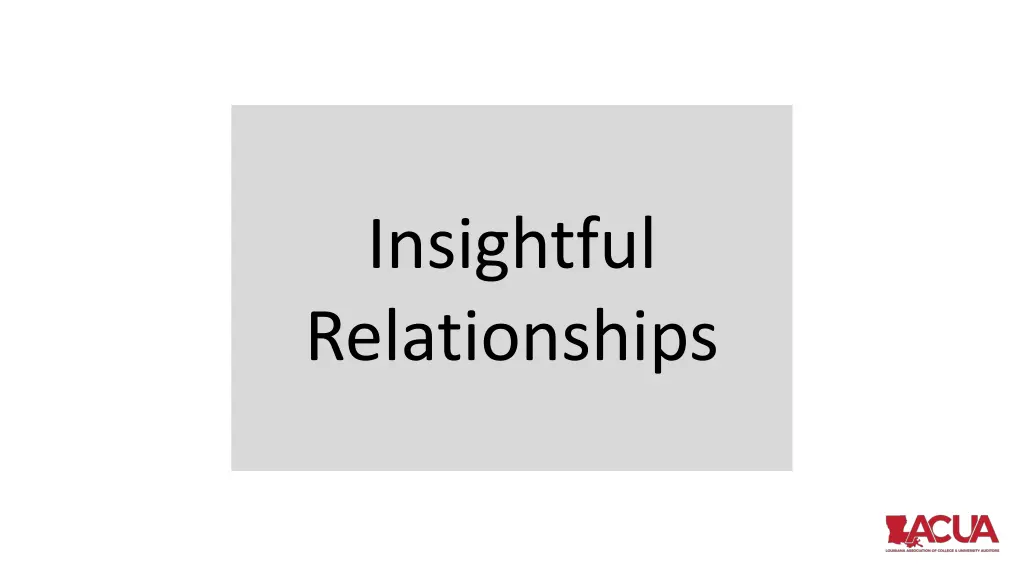 insightful relationships 2