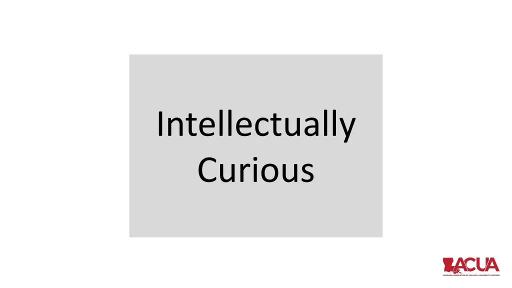 intellectually curious 2