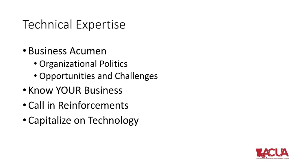 technical expertise 1