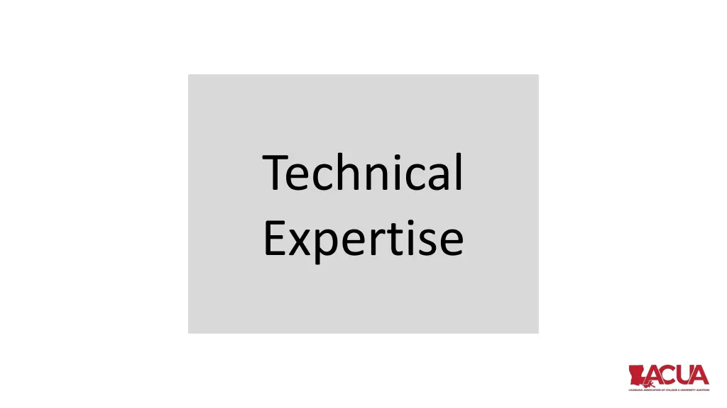 technical expertise 2