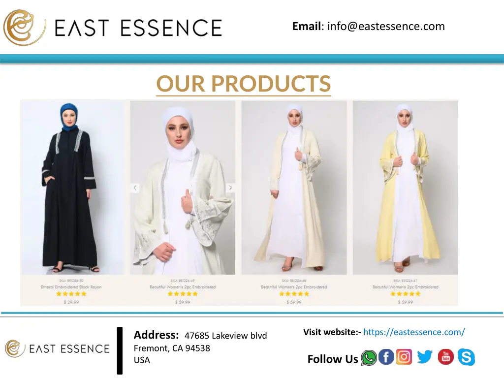 email info@eastessence com 6