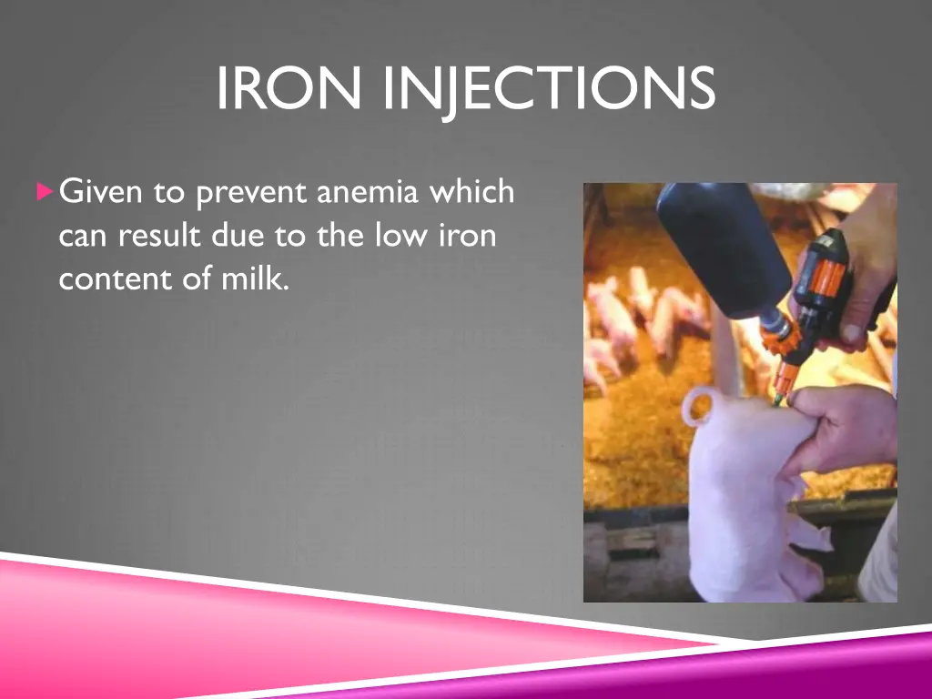 iron injections