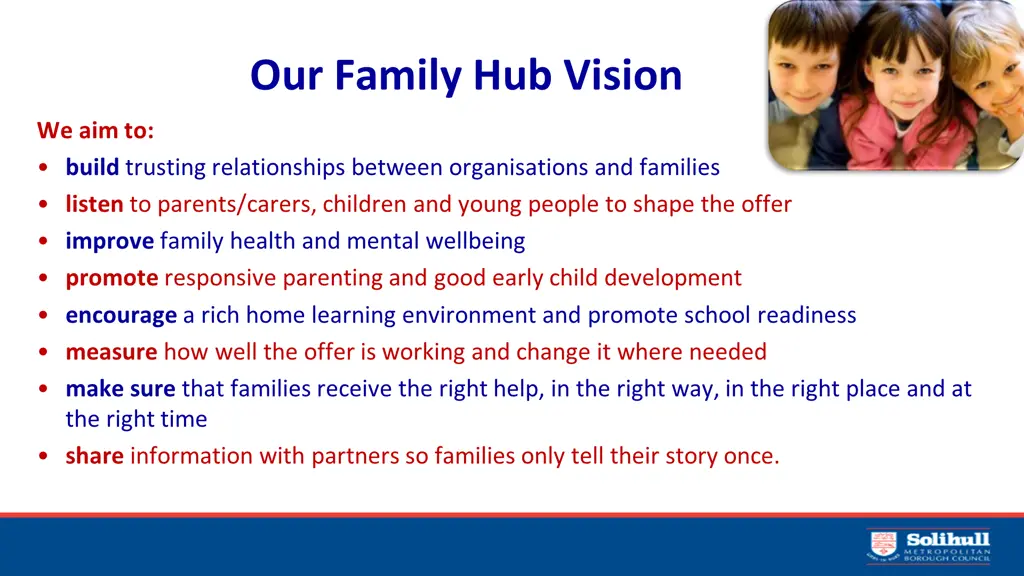 our family hub vision