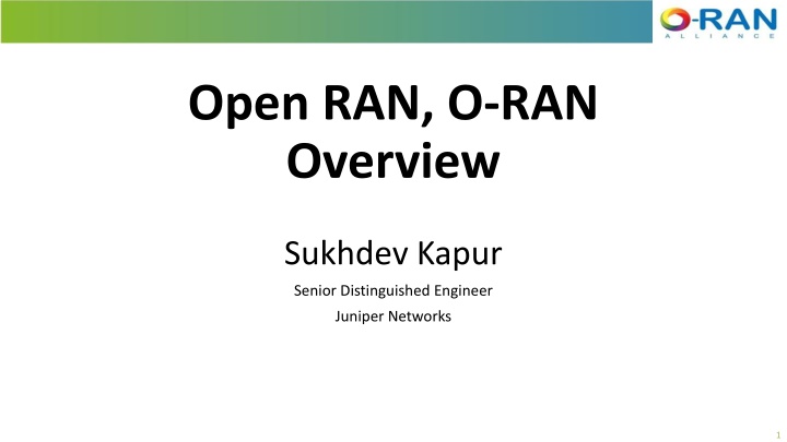 open ran o ran overview