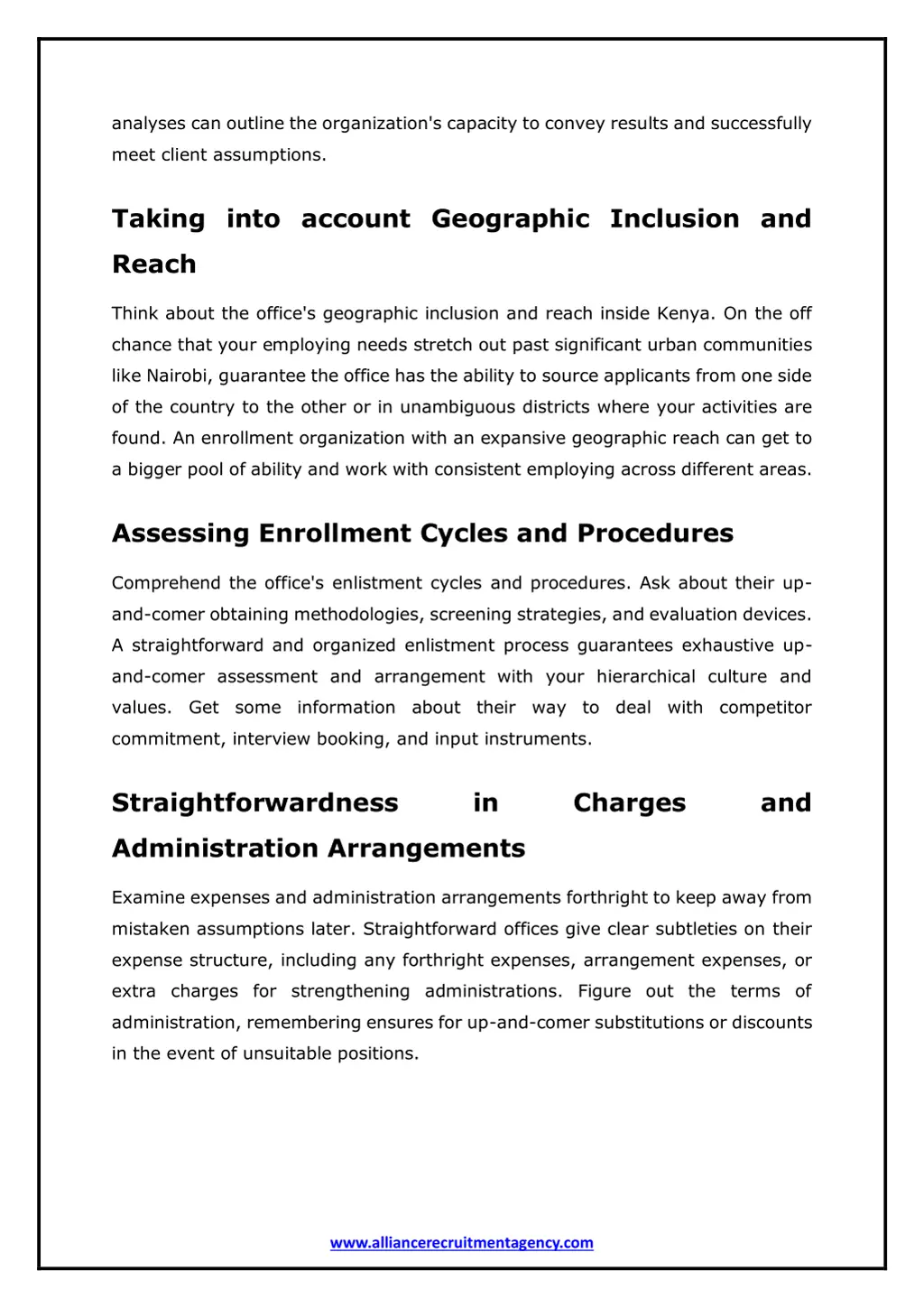 analyses can outline the organization s capacity