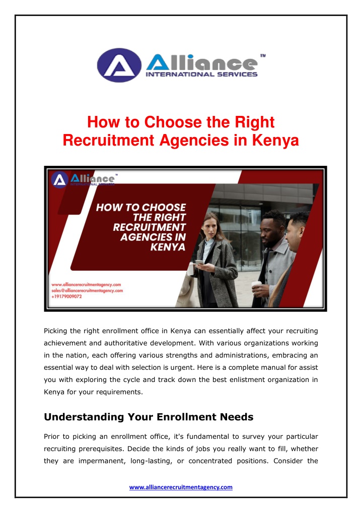 how to choose the right recruitment agencies