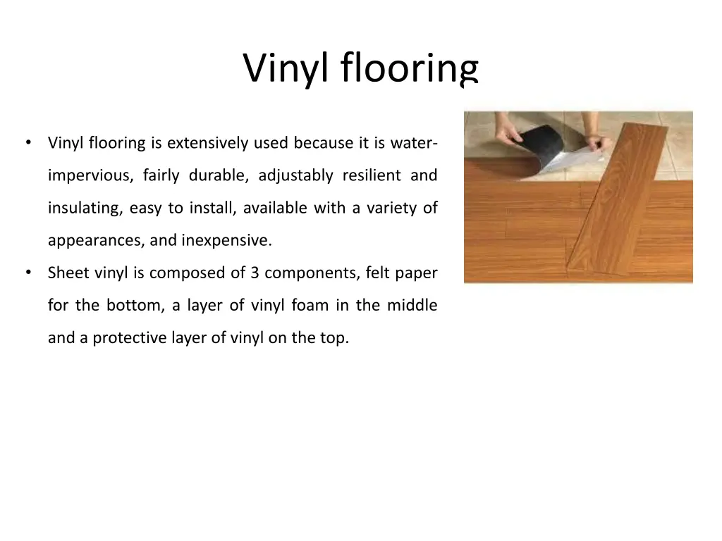 vinyl flooring