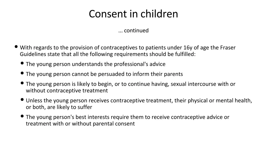 consent in children 1