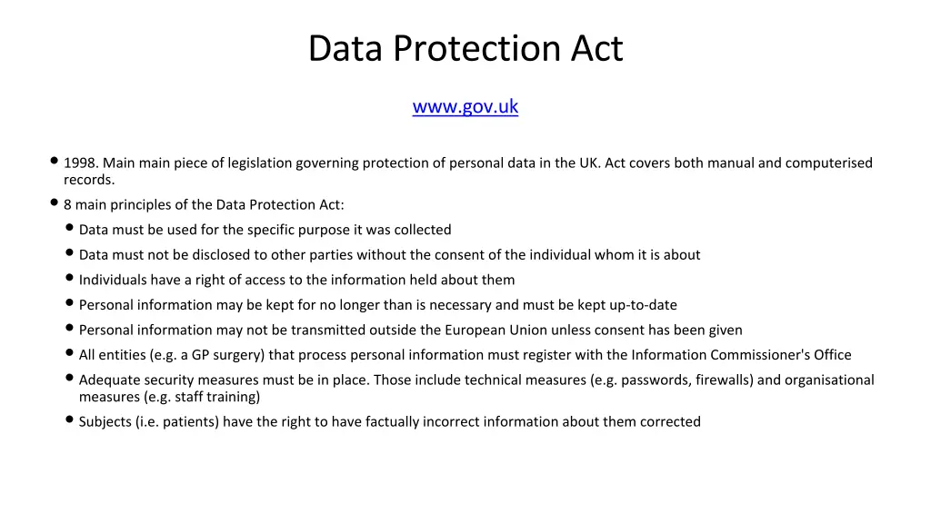 data protection act