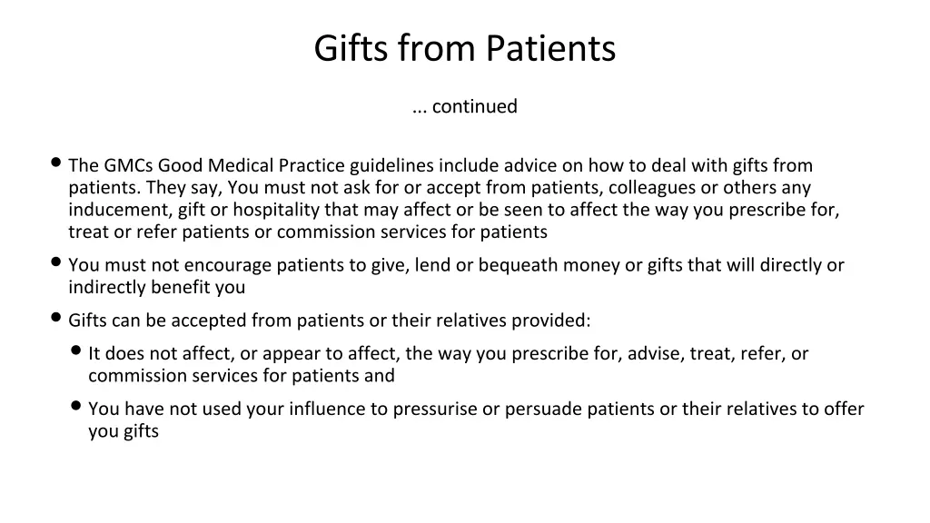 gifts from patients 1