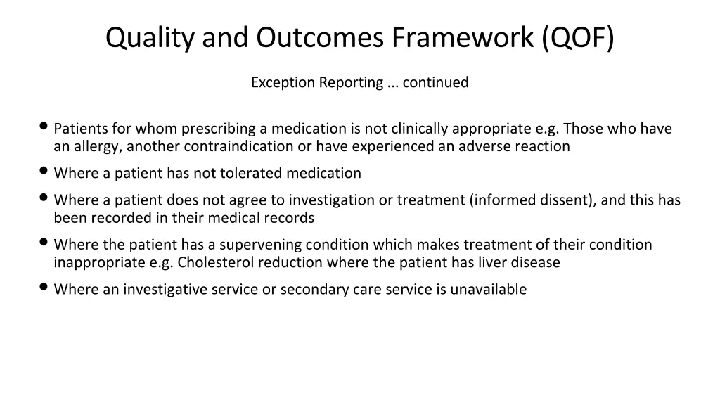 quality and outcomes framework qof 3