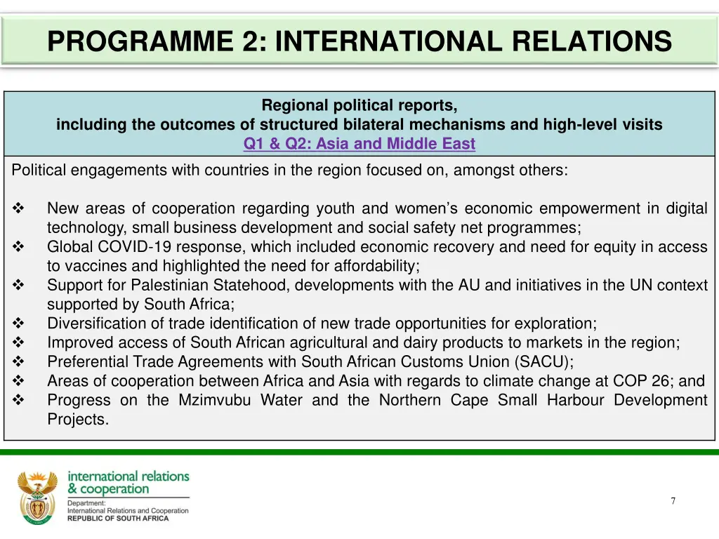 programme 2 international relations 3