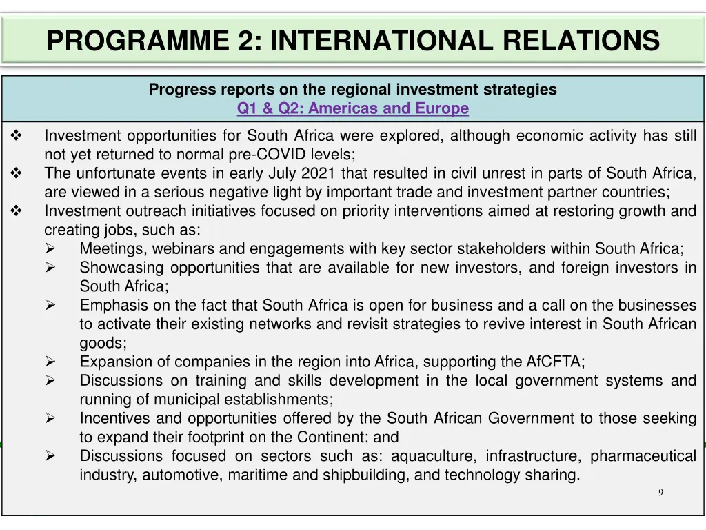 programme 2 international relations 5