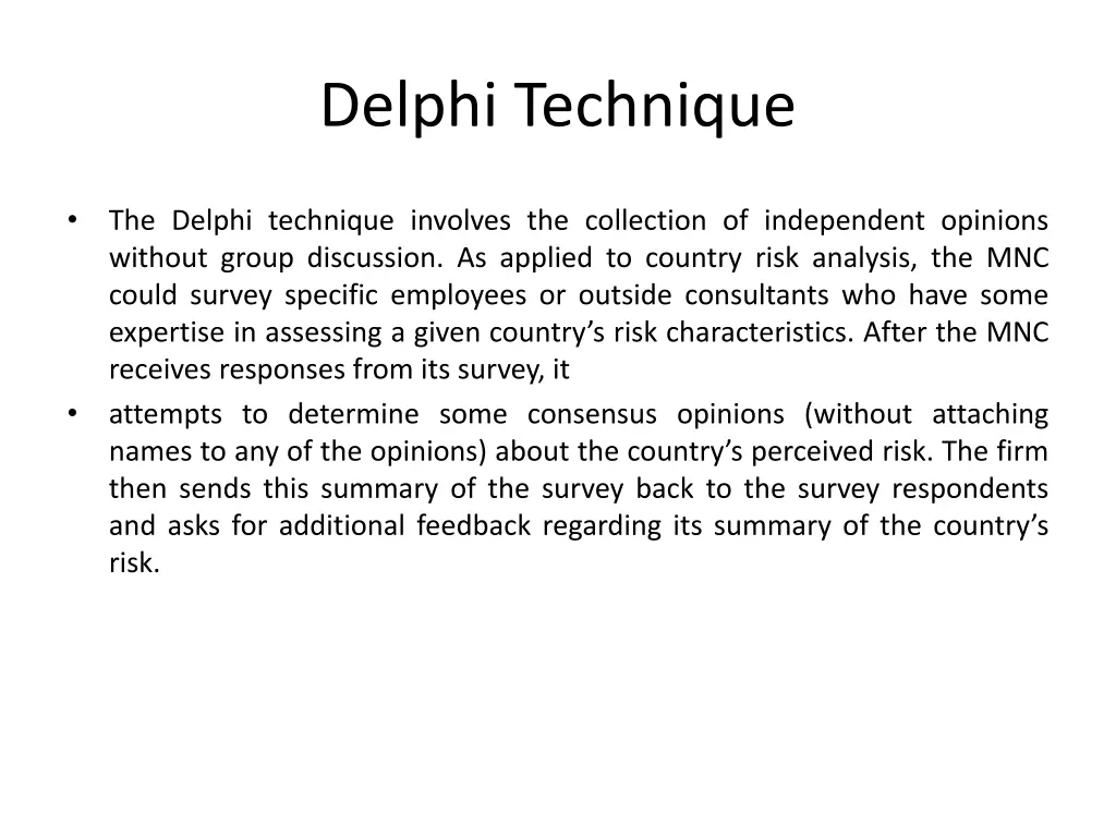 delphi technique