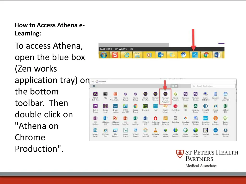 how to access athena e learning to access athena