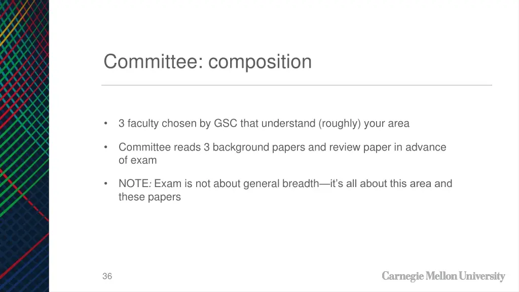 committee composition