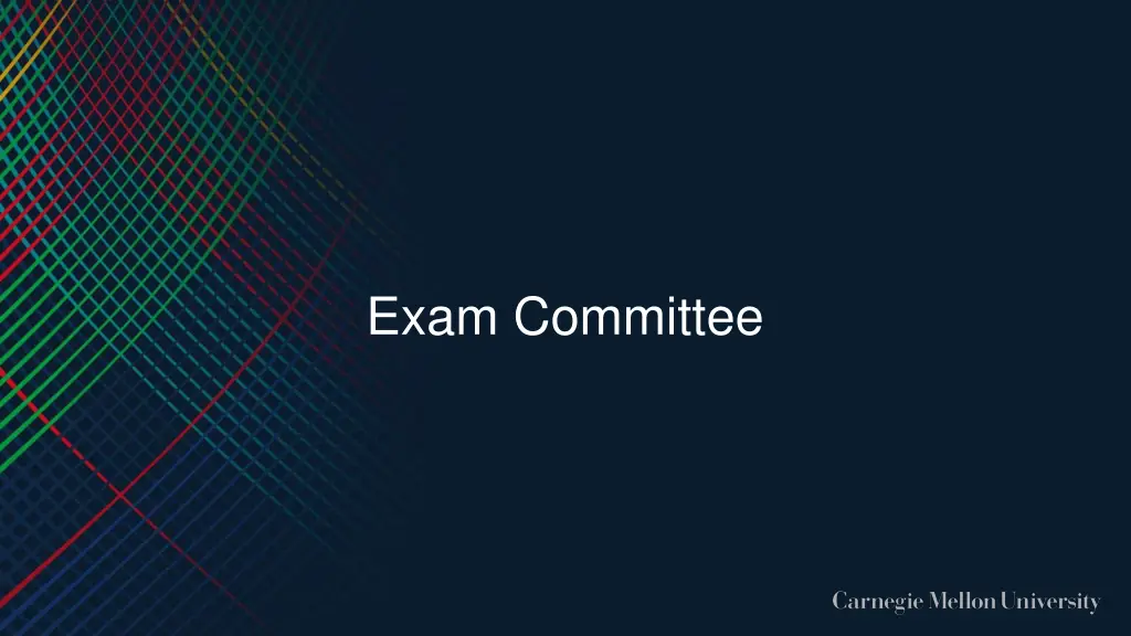 exam committee